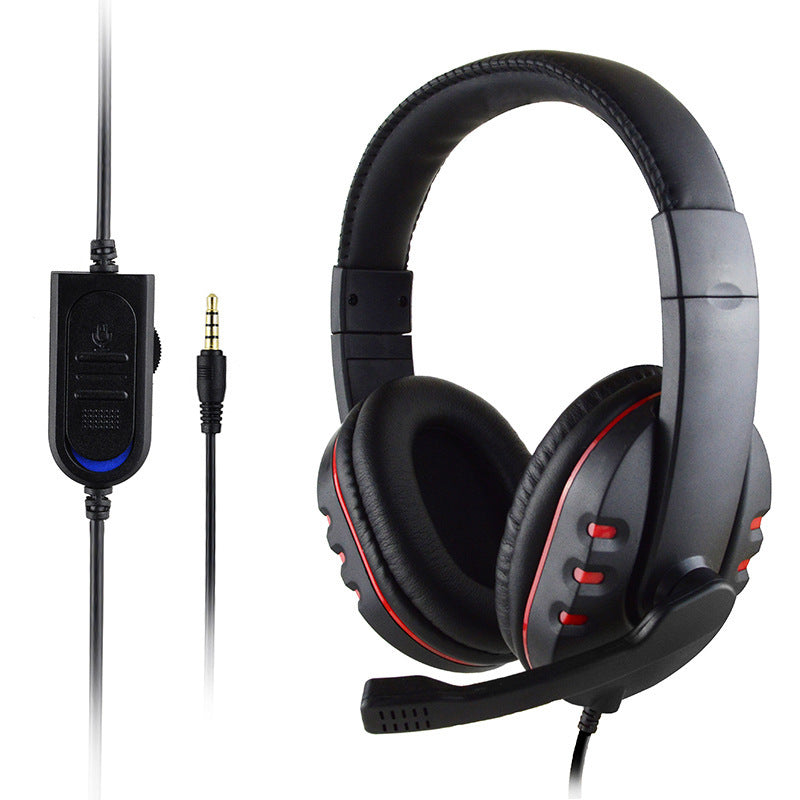 Gaming Headset with Microphone, Gaming Headphones for PS4 PS5 Xbox One PC, PlayStation Headset with Noise Reduction Mic, LED Light 7.1 Surround Sound Over-Ear and Wired 3.5mm Jack